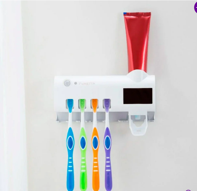 Suporte para Escova Esterilizador Smart LED