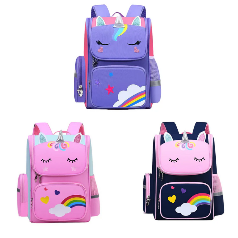 Mochila Infantil Impermável Unicõrnio